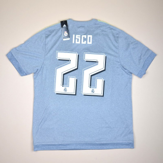 Real Madrid 2015 - 2016 'BNWT' Away Shirt #23 Isco (New with tags) XL