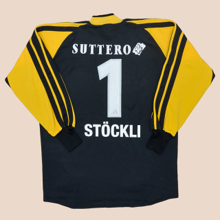 St Gallen 2001 - 2002 Goalkeeper Shirt #1 Stockli (Good) S