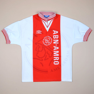 Ajax 1995 - 1996 Home Shirt (Excellent) M