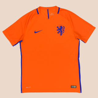 Holland 2016 - 2017 Player Issue Vaporknit Home Shirt (Very good) L