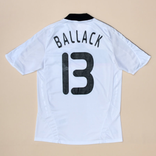 Germany 2008 - 2009 Home Shirt #13 Ballack (Good) S