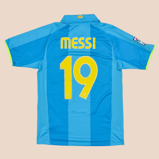 Barcelona 2007 - 2008 Away Shirt #19 Messi (Excellent) S