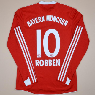 Bayern Munich 2009 - 2010 Home Shirt #10 Robben (Very good) S
