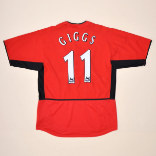Manchester United 2002 - 2004 Home Shirt #11 Giggs (Very good) M