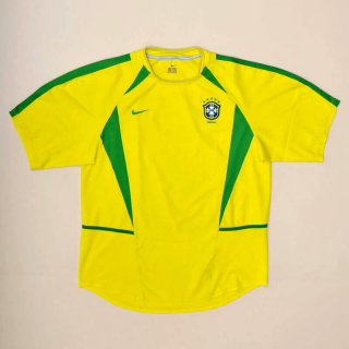 Brazil  2002 - 2004 Home Shirt (Not bad) S