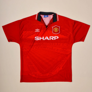 Manchester United 1994 - 1996 Home Shirt (Very good) XL