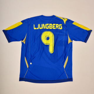 Sweden 2006 - 2008 Away Shirt #9 Ljungberg (Very good) XL
