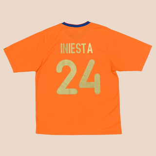 Barcelona 2006 - 2007 Basic Away Shirt #24 Iniesta (Very good) L