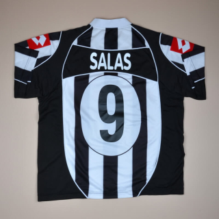 Juventus 2002 - 2003 European Home Shirt #9 Salas (Excellent) XXL