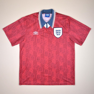England 1994 - 1995 Away Shirt (Good) XL