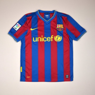 Barcelona 2009 - 2010 Home Shirt (Good) S