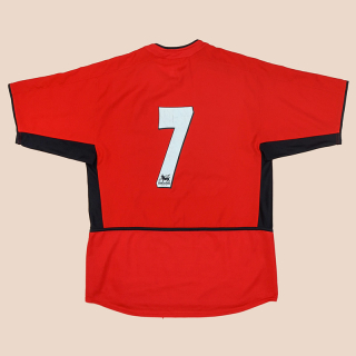 Manchester United 2002 - 2004 Home Shirt #7 (Good) M