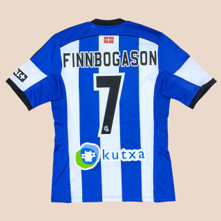 Real Sociedad 2014 - 2015 Home Shirt #7 Finnbogason (Good) S
