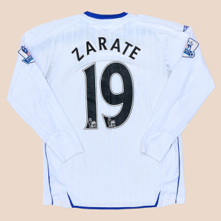 Birmingham 2007 - 2008 Match Issue Away Shirt #19 Zarate (Good) L