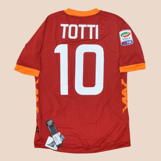 Roma 2011 - 2012 'BNWT' Home Shirt #10 Totti (New with tags) M