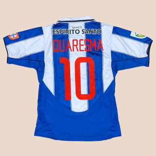 Porto 2003 - 2004 Home Shirt #10 Quaresma (Very good) S