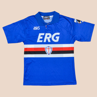 Sampdoria 1990 - 1991 Home Shirt (Good) YXL