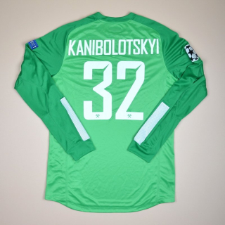 Shakhtar Donetsk 2014 - 2015 Match Issue Goalkeeper Shirt #32 Kanibolotskyi (Excellent) L