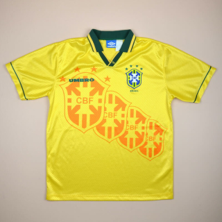 Brazil  1994 - 1997 Home Shirt (Very good) L