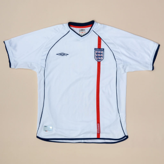 England 2001 - 2003 Home Shirt (Very good) L