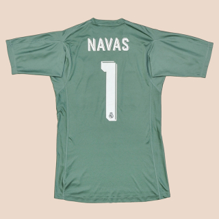 Real Madrid 2018 - 2019 AdiZero Goalkeeper Shirt #1 Navas (Very good) S