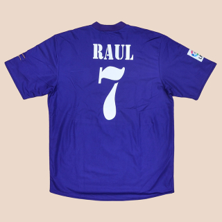 Real Madrid 2002 - 2003 Third Shirt #7 Raul (Very good) L