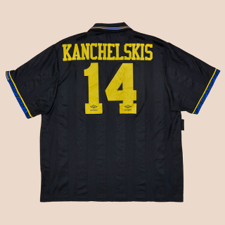 Manchester United 1993 - 1995 Away Shirt #14 Kanchelskis (Good) XXL