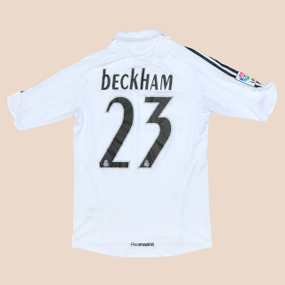 Real Madrid 2005 - 2006 Home Shirt #23 Beckham (Good) S