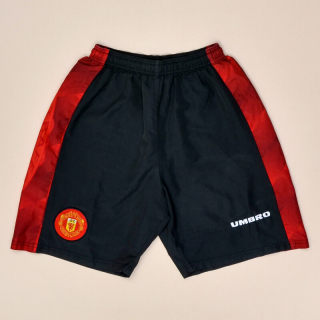 Manchester United 1996 - 1998 Home Shorts (Very good) XS