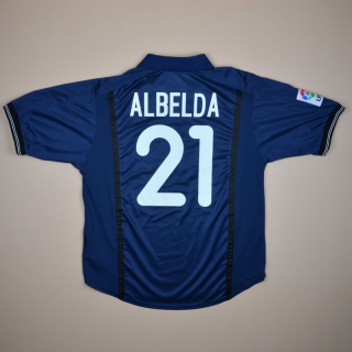 Valencia 2000 - 2001 Away Shirt #21 Albelda (Very good) L