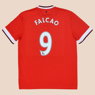 Manchester United 2014 - 2015 Home Shirt #9 Falcao (Very good) L