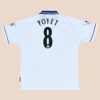 Chelsea 1998 - 2000 Away Shirt #8 Poyet (Very good) XL