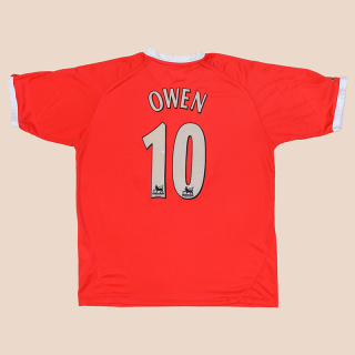 Liverpool 2001 - 2003 European Shirt #10 Owen (Very good) M