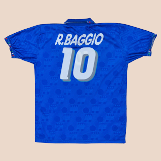 Italy 1994 Home Shirt #10 Baggio (Excellent) XL