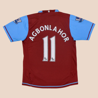 Aston Villa 2007 - 2008 Home Shirt #11 Agbonlahor (Not bad) S