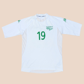 Slovenia 2005 - 2006 Match Issue Away Shirt #19 (Very good) L