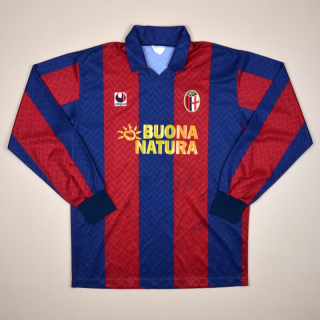 Bologna 1992 - 1993 Match Issue Home Shirt #18 (Good) M