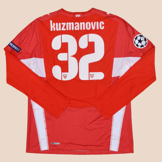 Stuttgart 2009 - 2010 Match Issue Champions League Away Shirt #32 Huzmanovic (Good) XL