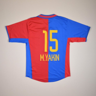 FC Basel 2002 - 2004 Home Shirt #15 M. Yakin (Very good) S