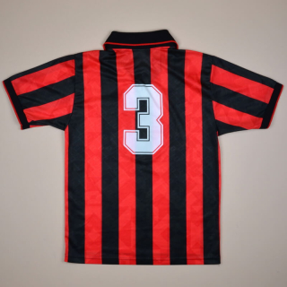 AC Milan 1994 - 1995 Home Shirt #3 (Very good) M