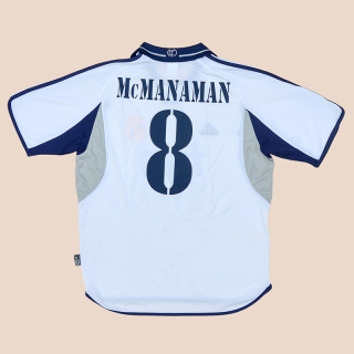 Real Madrid 2000 - 2001 Home Shirt #8 McManaman (Good) M