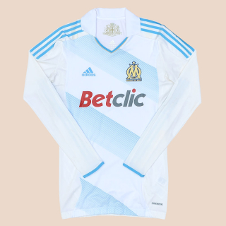 Olympique Marseille 2011 - 2012 Player Issue Techfit Home Shirt (Very good) L (8)