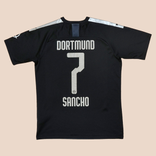 Borussia Dortmund 2019 - 2020 Away Shirt #7 Sancho (Very good) M
