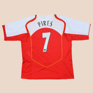 Arsenal 2004 - 2005 Home Shirt #7 Pires (Good) XL