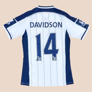 West Brom 2014 - 2015 Match Issue Home Shirt #14 Davidson (Good) M
