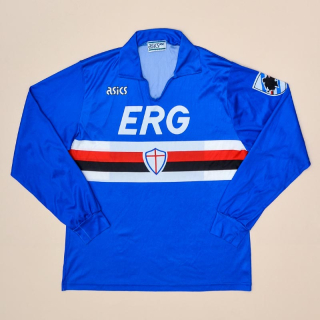 Sampdoria 1990 - 1991 Home Shirt (Good) L
