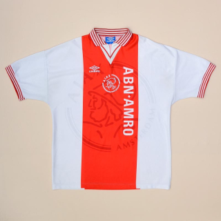 Ajax 1995 - 1996 Home Shirt (Very good) XL