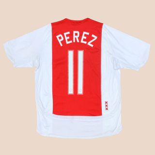 Ajax 2006 - 2007 Home Shirt #11 Perez (Not bad) YL