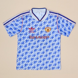 Manchester United 1990 - 1992 Away Shirt (Good) YS