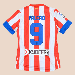 Atletico Madrid 2012 - 2013 Match Issue Home Shirt #9 Falcao (Very good) M